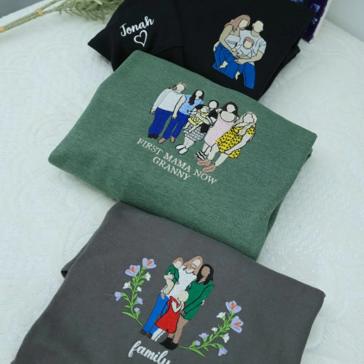 Personalized New Dad Baby Hoodies - Custom Father Embroidered Sweatshirts With Baby Name Footprints - Father's Day Gift - Image 9