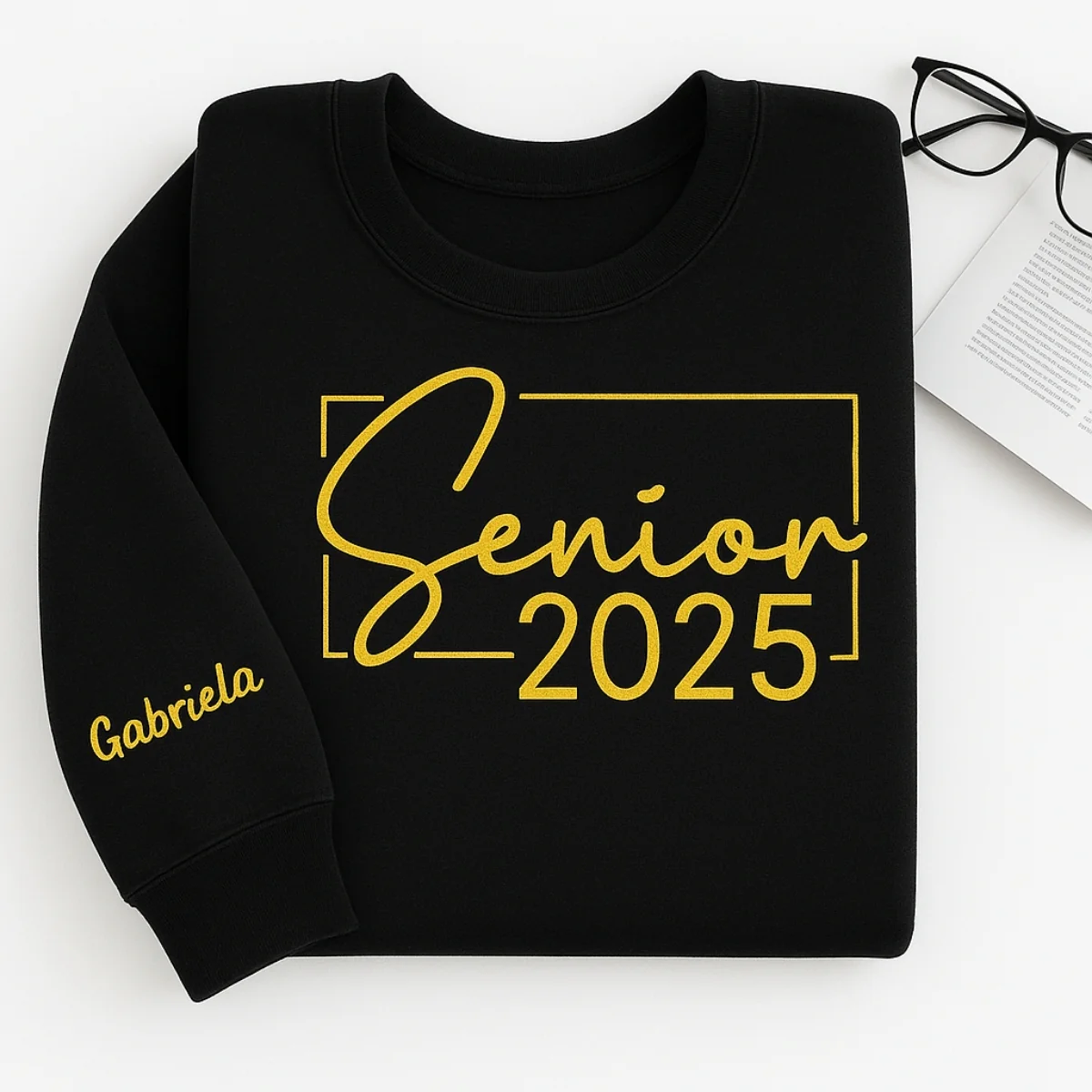 Personalized Senior 2025 Sweatshirts - Custom Name Embroidered Graduation Hoodies - Perfect Gift - Image 5