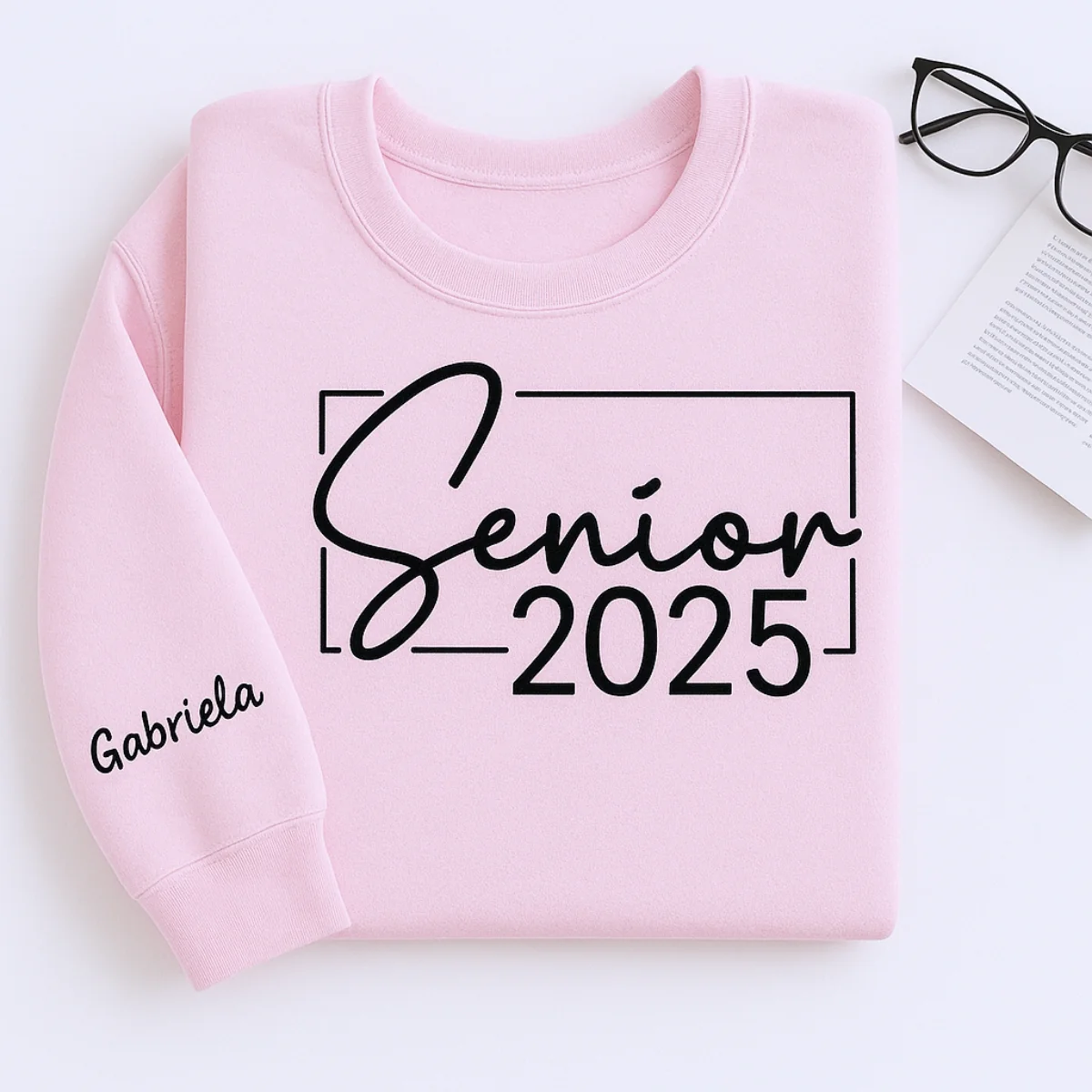 Personalized Senior 2025 Sweatshirts - Custom Name Embroidered Graduation Hoodies - Perfect Gift - Image 6