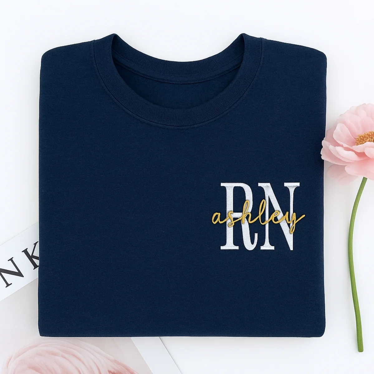 RN Custom Hoodies - Nurse Embroidered Sweatshirts - Personalized Healthcare Worker Gift - Image 4