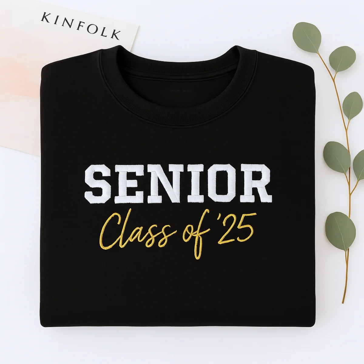 Senior Class of 25 Sweatshirts - Custom Graduation Embroidered Hoodies - Perfect 2025 Graduation Gift - Image 2