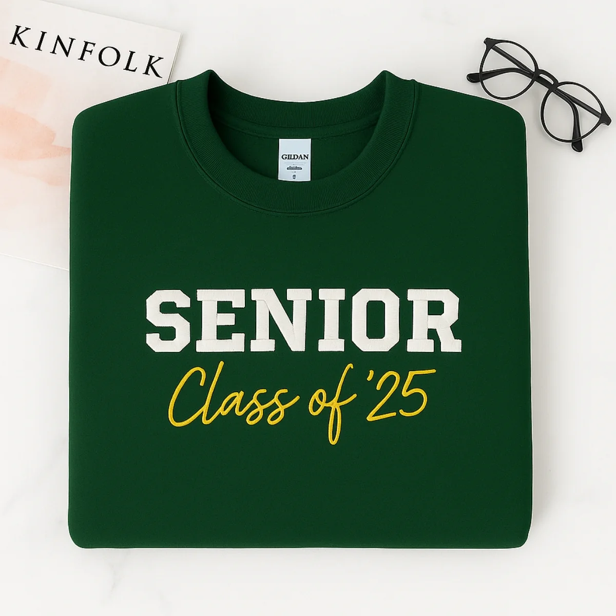 Senior Class of 25 Sweatshirts - Custom Graduation Embroidered Hoodies - Perfect 2025 Graduation Gift - Image 3