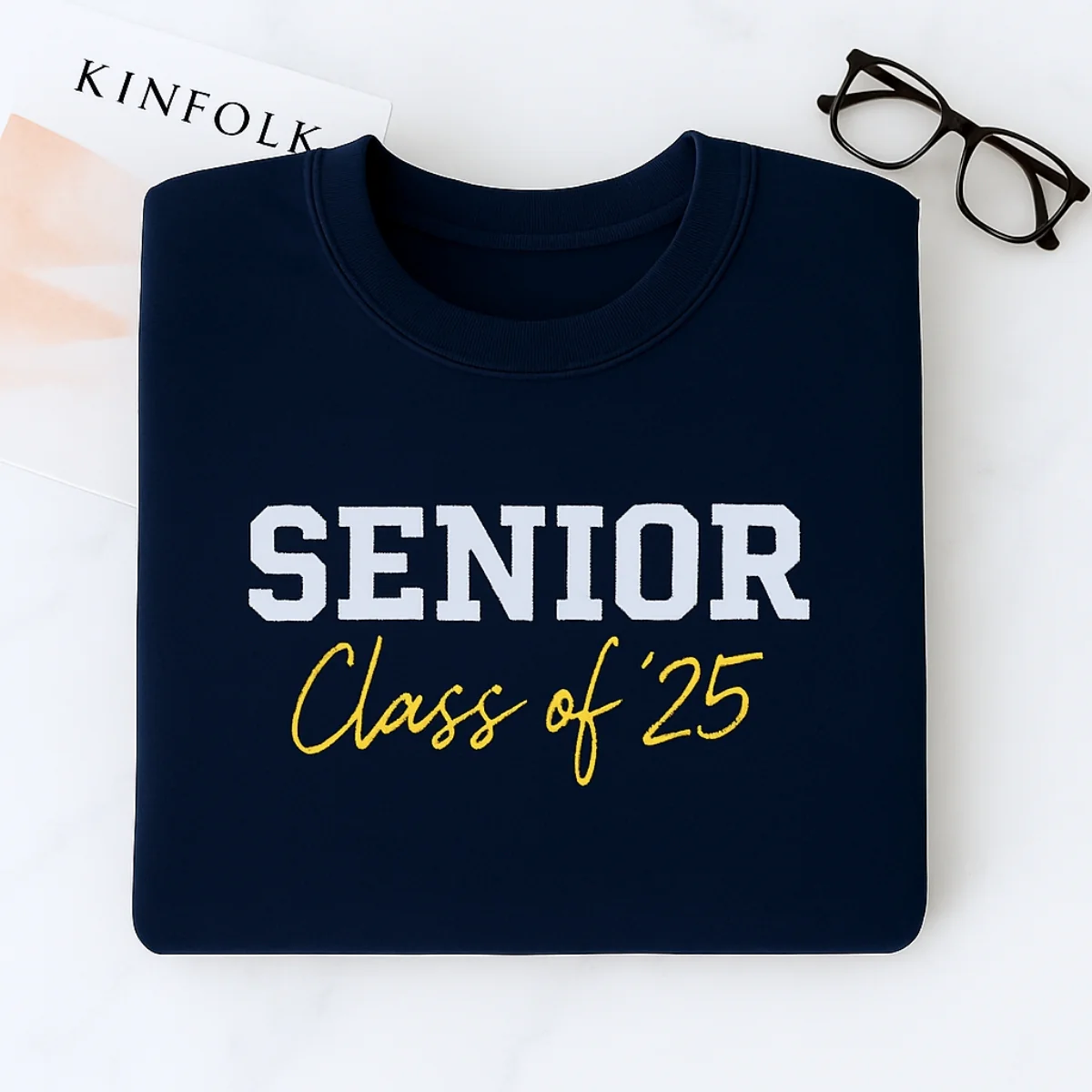 Senior Class of 25 Sweatshirts - Custom Graduation Embroidered Hoodies - Perfect 2025 Graduation Gift - Image 5
