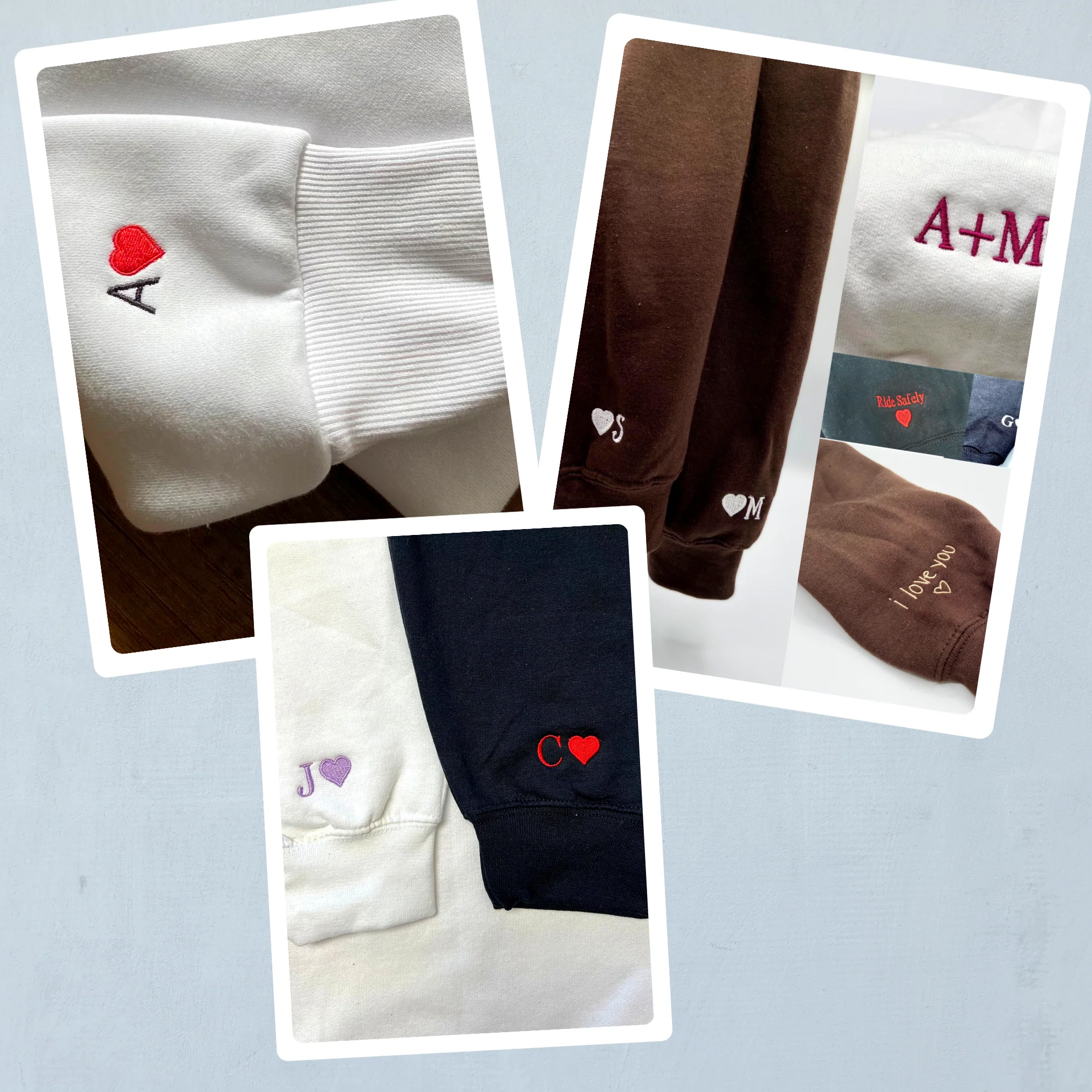 Soul Mate Matching Custom Embroidered Matching Hoodies For Couples - Image 5