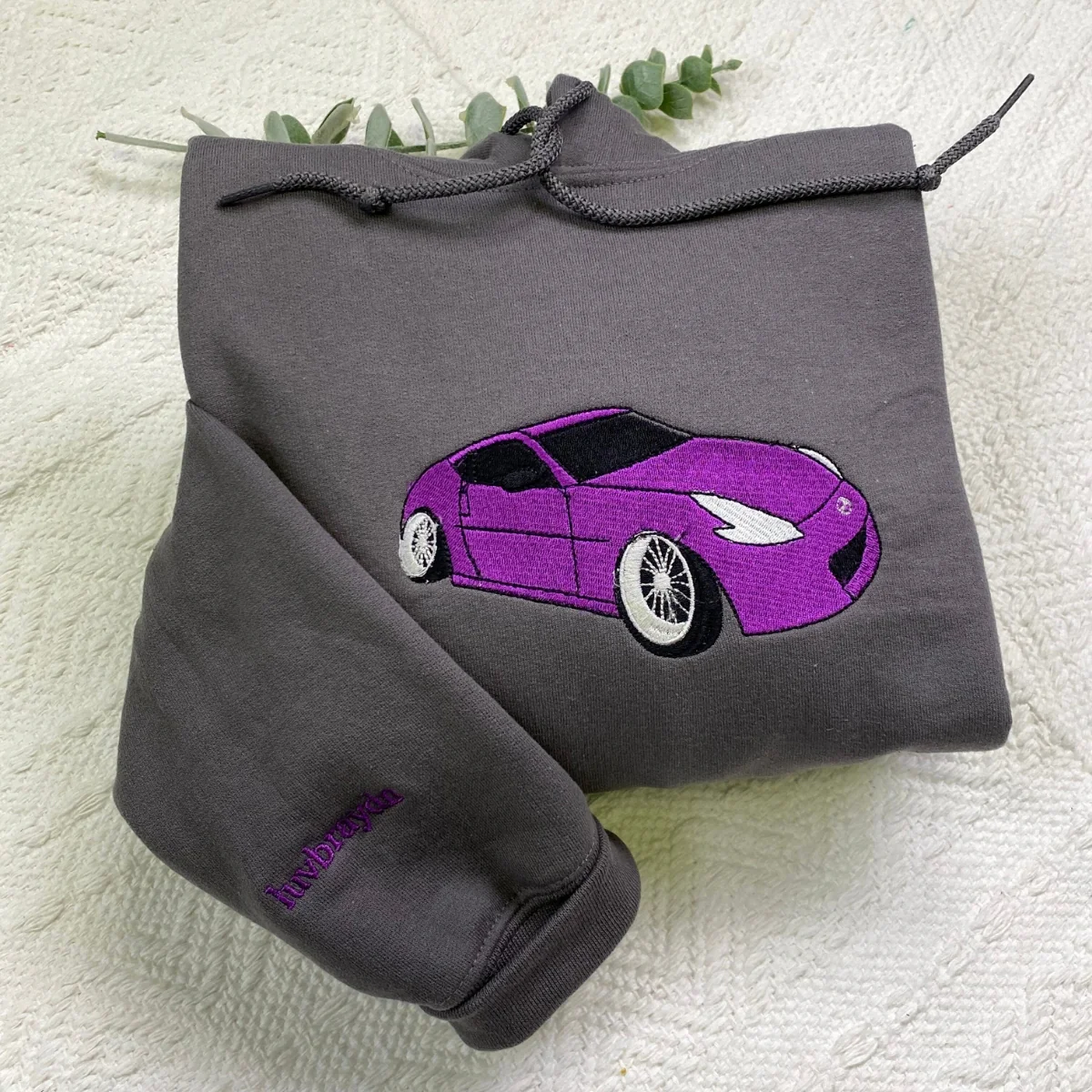 Sports Car Custom Hoodies - Performance Vehicle Embroidered Sweatshirts - Car Guy Gift - Image 5