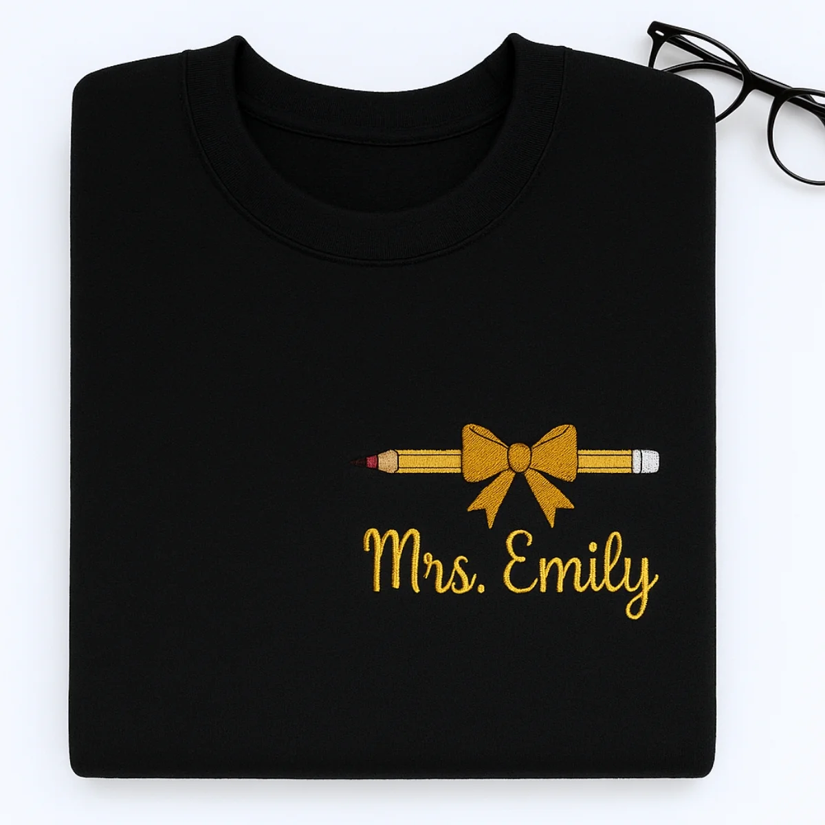 Teacher Custom Hoodies - Personalized Mrs Embroidered Sweatshirts - Perfect Teacher Appreciation Gift - Image 5