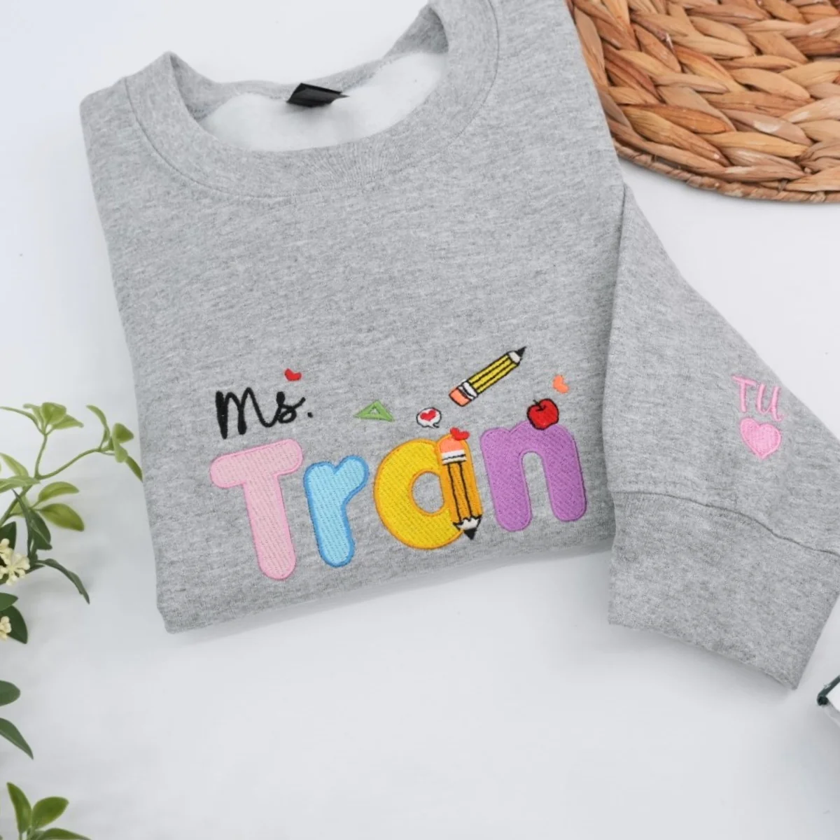 Teacher Custom Hoodies - Colorful Classroom Embroidered Sweatshirt - Perfect Teacher Appreciation Gift - Image 3