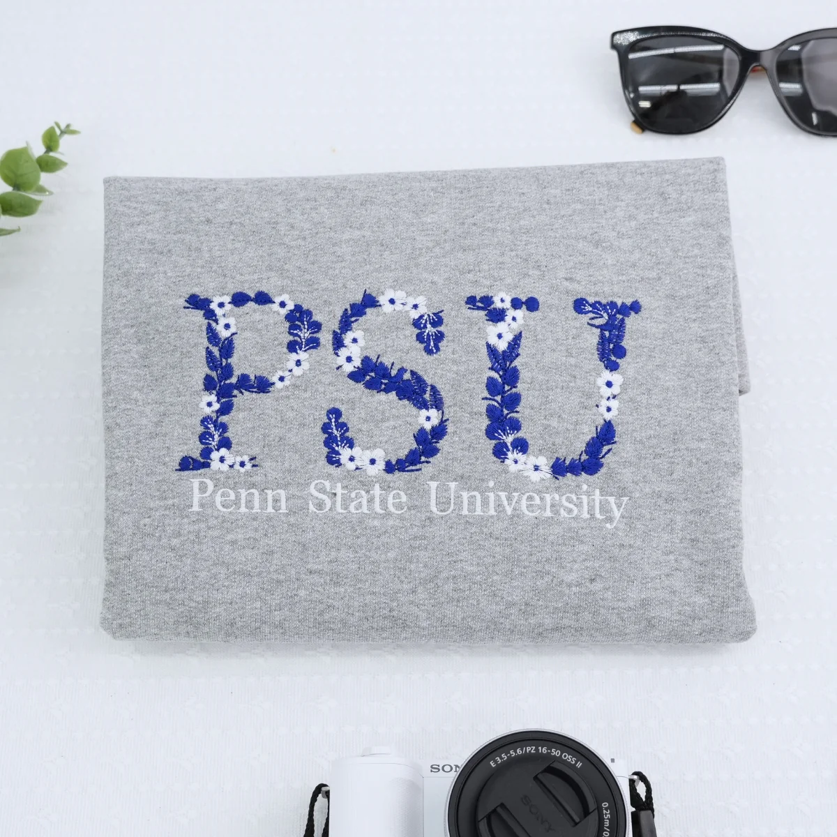 University Gifts for Students - Custom College Hoodies Floral Letters - Perfect Student Graduation Presents - Image 3