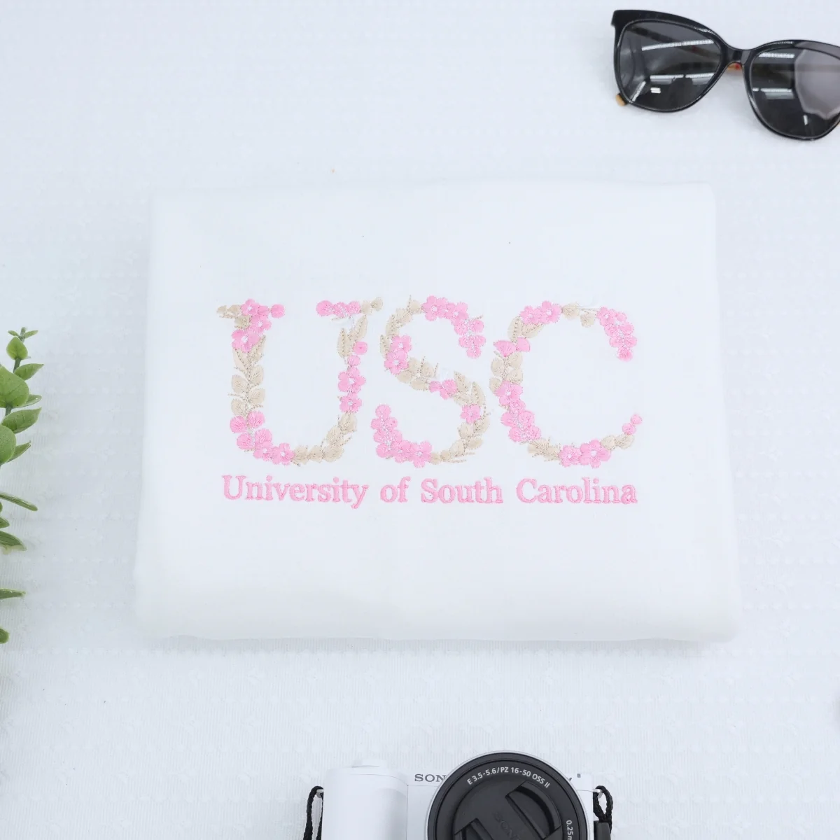 University Gifts for Students - Custom College Hoodies Floral Letters - Perfect Student Graduation Presents - Image 5
