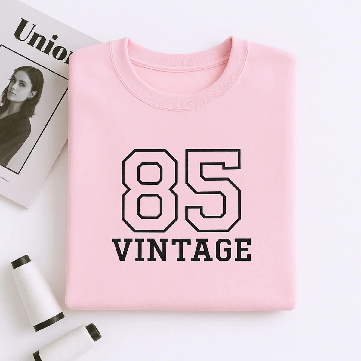 Vintage 85 Hoodies - Custom Retro Embroidered Sweatshirts - Perfect 40th Birthday Gift - Image 7